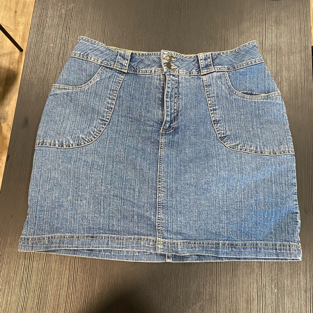 St. John's Bay Mini Denim Skort